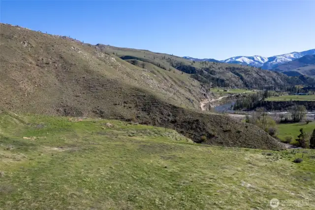 Site for building and views.