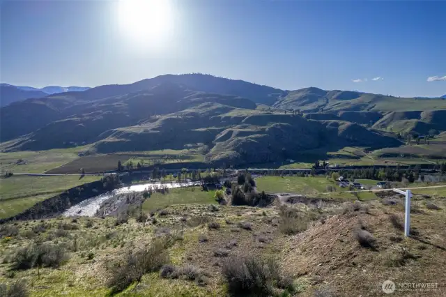 Lot 6 Cowboy Road offers high elevation views forever at the top of this property.