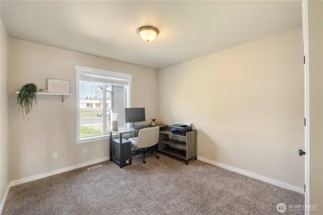 Large bedroom facing front of home.
