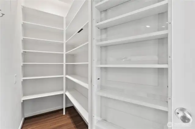 Major walk-in pantry addition unique to this home.