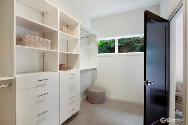 Primary closet