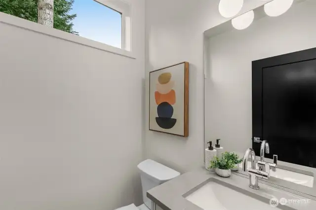 Powder on main floor
