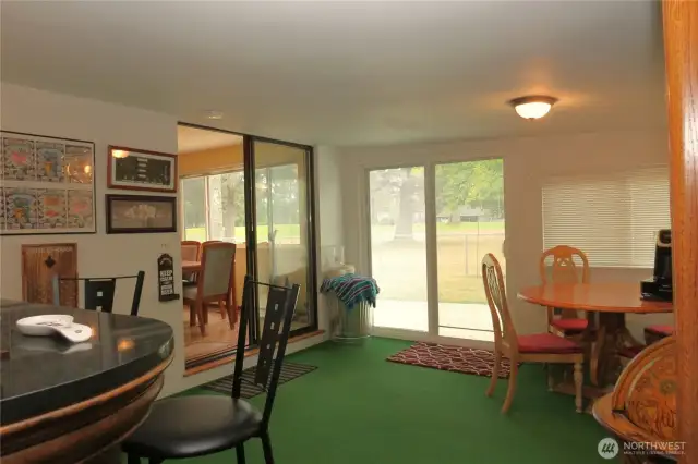 CURRENT OWNERS ARE USING THIRD BEDROOM AS A FAMILY ROOM! NOTE THE SLIDER TO THE PATIO AND VIEW OF THE FAIRWAY!