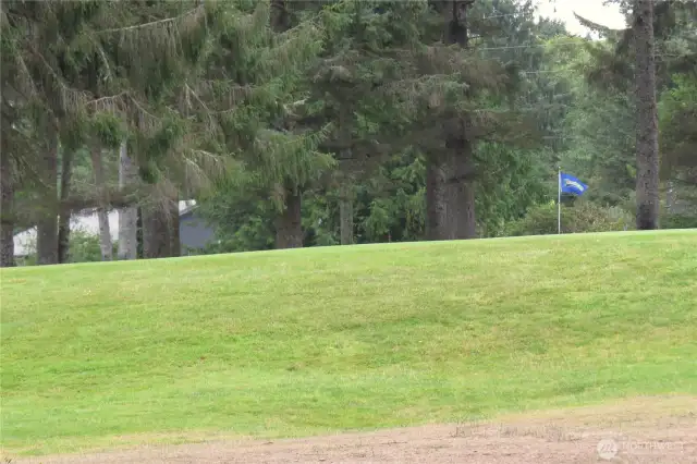 TEE OFF ON THE SIXTH HOLE!