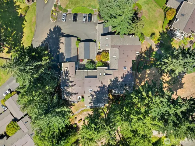 Aerial of building