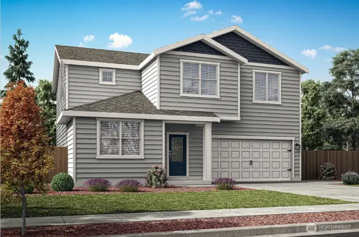 Example of the Mercer floorplan to be located at 9715 Hay St SE