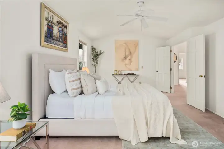 French Doors Open to your Primary Suite.