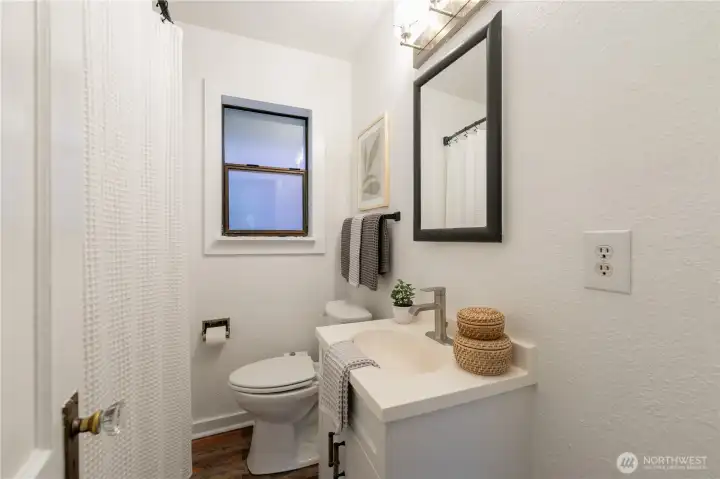 Main floor bathroom.