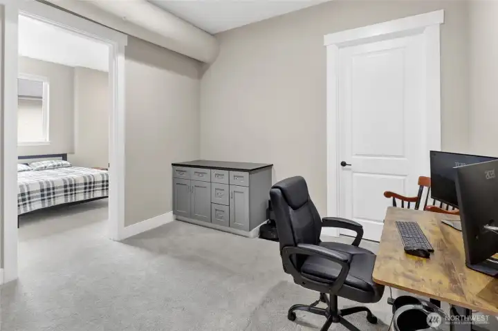 Lower level bonus room can be used as an office or a 5th bedroom
