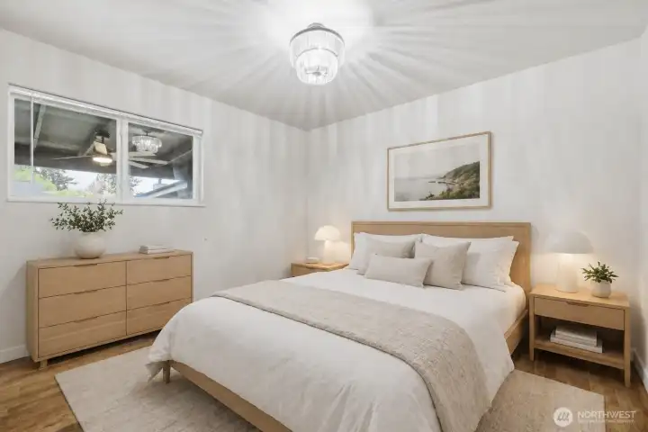 Virtually stagedBedroom #3