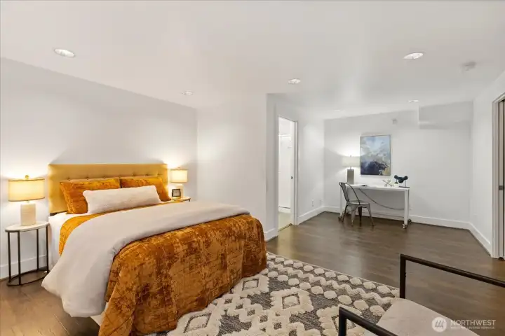 AND additional space for a home office or sitting area.