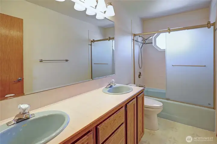 Guest Bath w/ Dual Vanity~