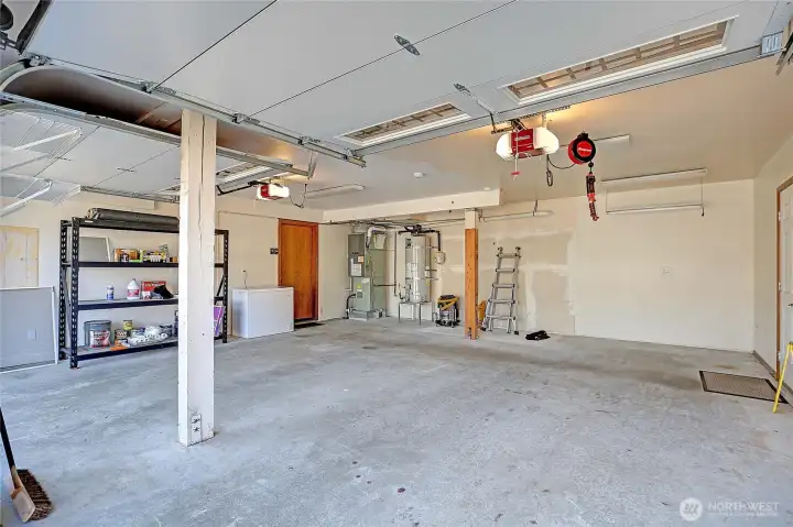Large Garage w/ Shop Space, Finished/Insulated~