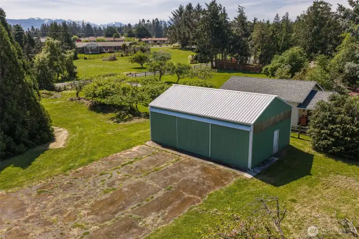 boat house, shop, 3 car garage, RV
