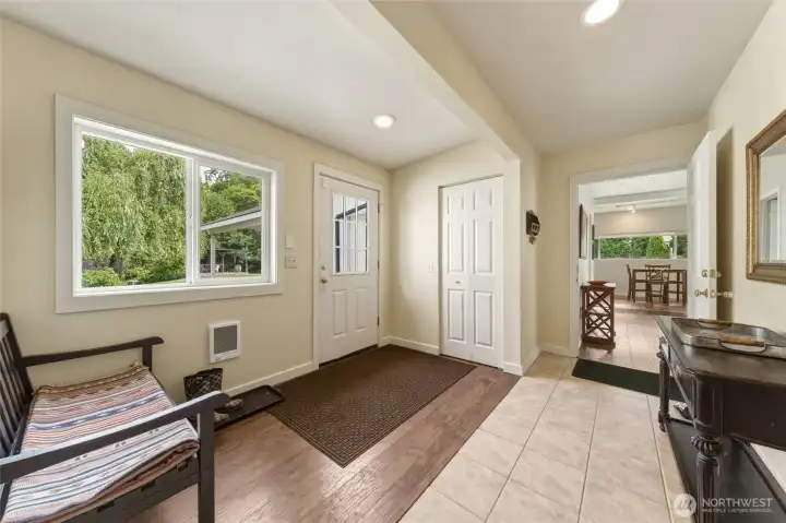 Entrance/breezeway into home from Bryant