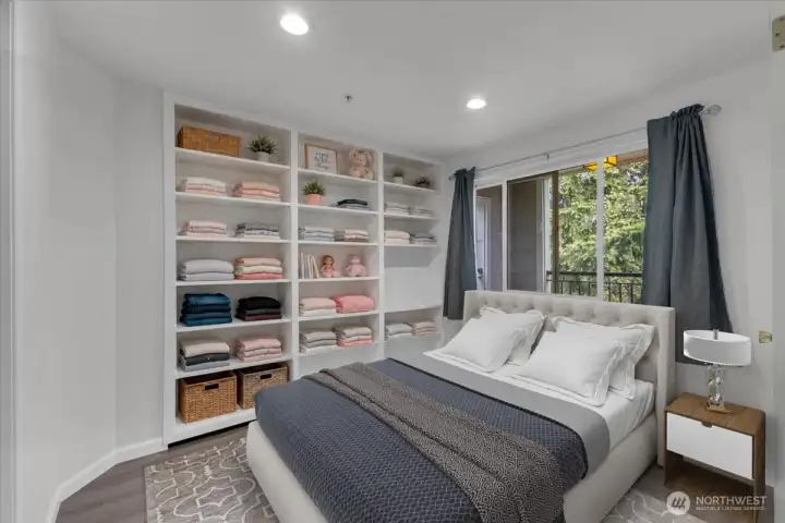 Secondary bedroom virtually staged Secondary bedroom virtually staged