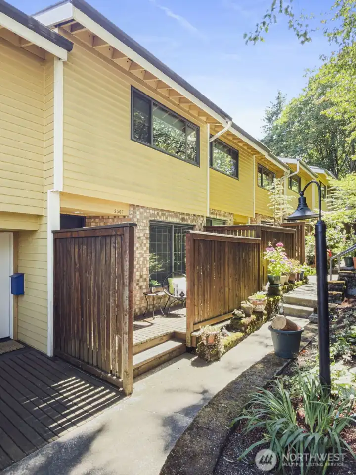 Gated community for private entrance Gated community for private entrance