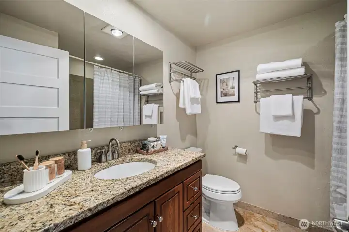 Full bath upstairs Full bath upstairs