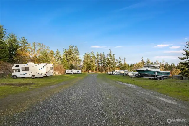 Community RV & Boat Storage lot