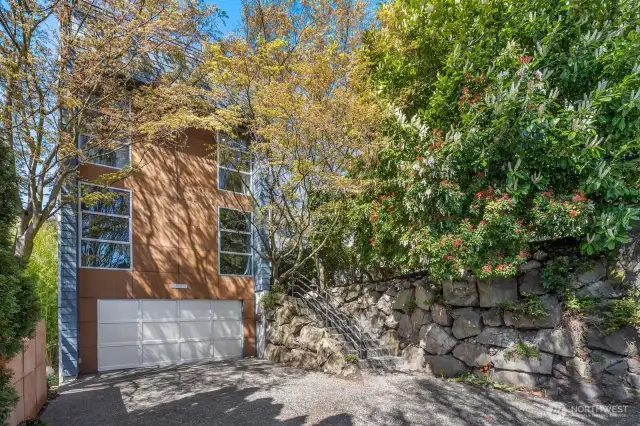 -Two car garage and off street parking in spades.