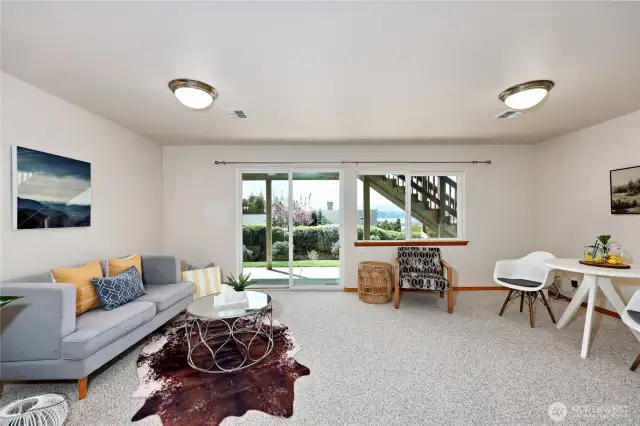 Huge Great Room in basement
