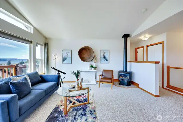 Cozy Gas Fireplace