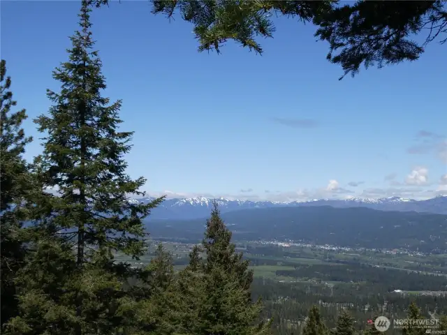 View to the west