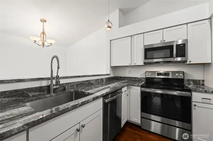 Beautifully redone kitchen from top to bottom