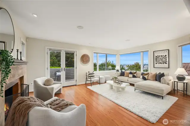 The open floor plan is perfect for entertaining and convenient for everyday living.