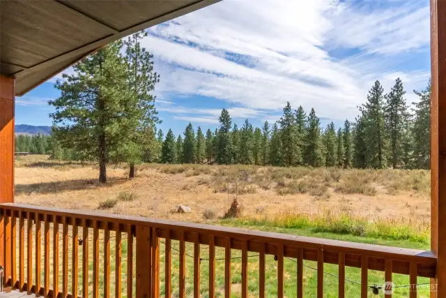 Large city lot with beautiful views