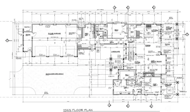 main level floor plan