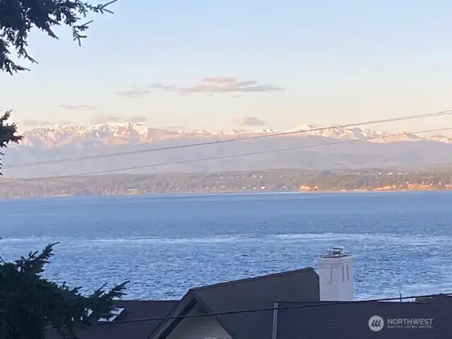 Snow capped mountains