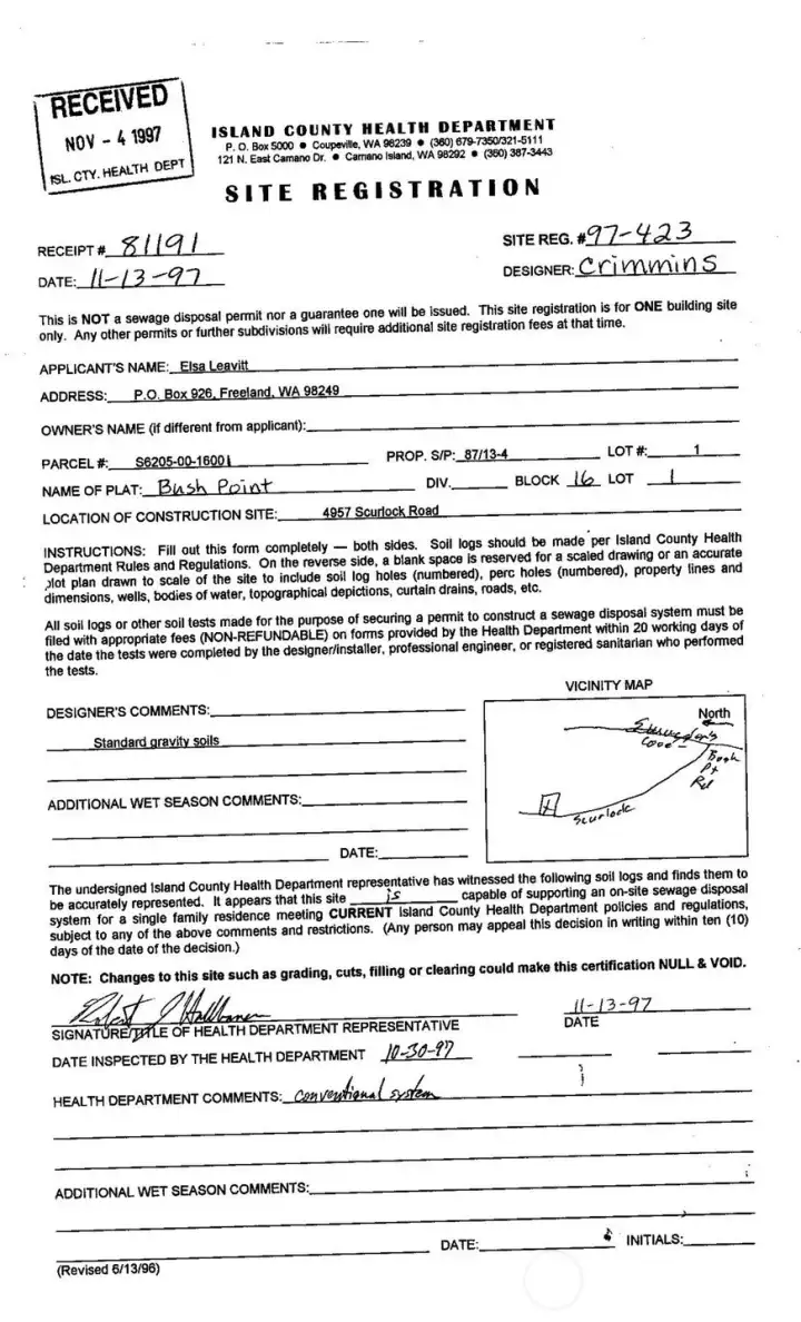 Site Registration pg 1