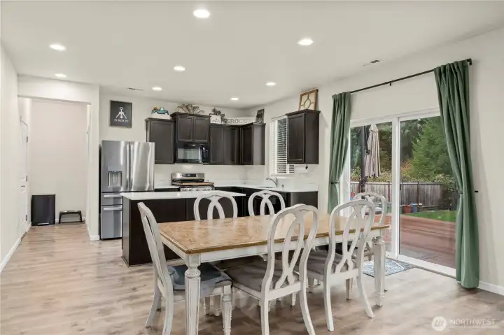 Dining Room and Kitchen