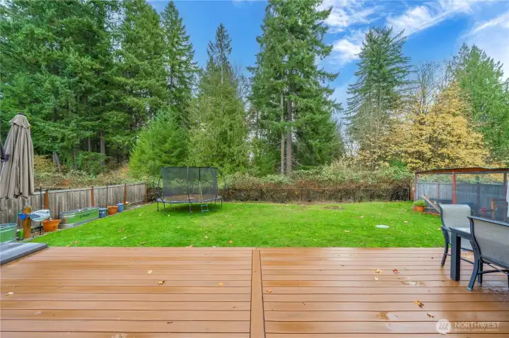 Big back yard - Greenspace behind