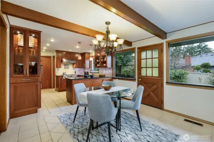 Dining Room with Fireplace