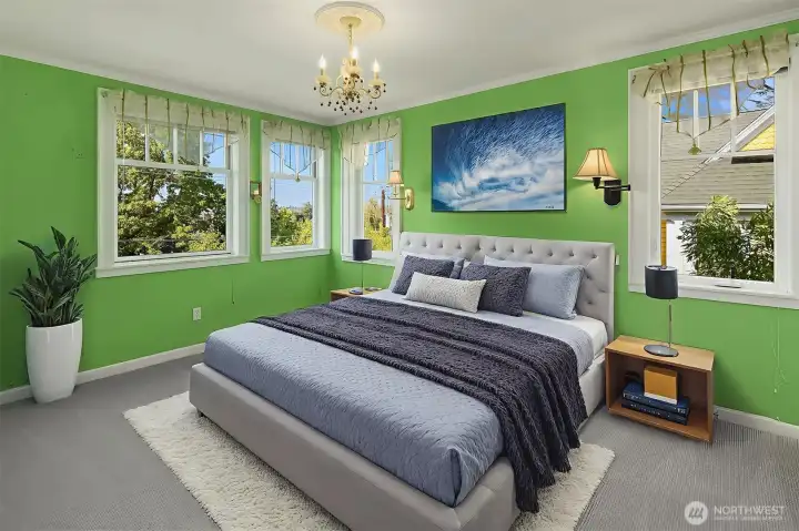 Primary bedroom upstairs