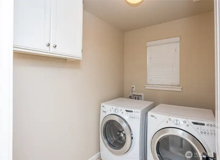 Laundry room upper level