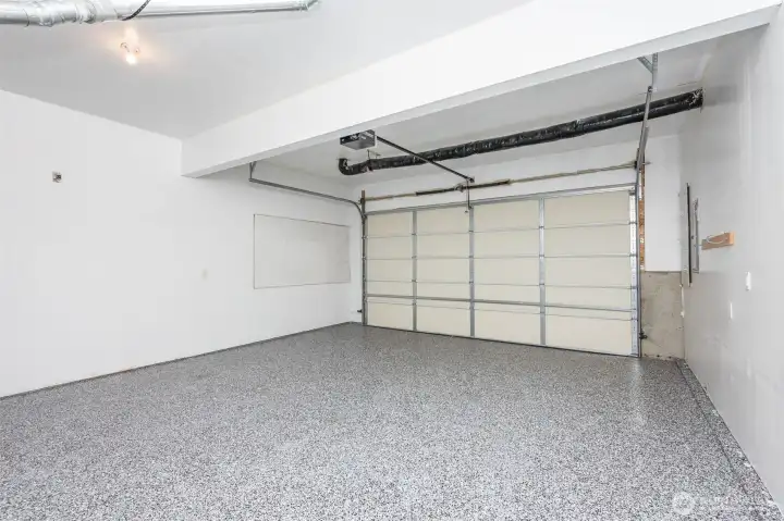 New epoxy flooring in the garage