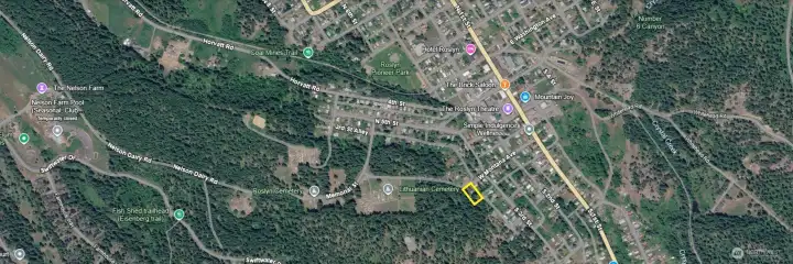 Yellow Highlight is 306 W Montanta Ave - quick stroll to DownTown Roslyn and Nelson Farm Suncadia from Nelson Dairy Rd.