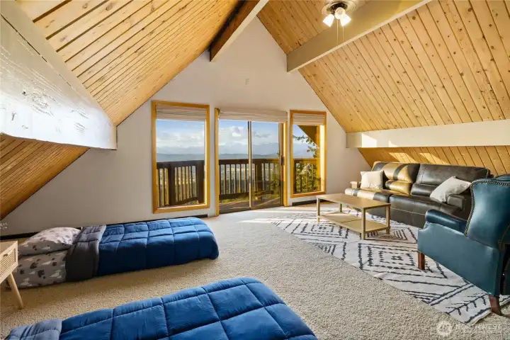 Very large loft space!