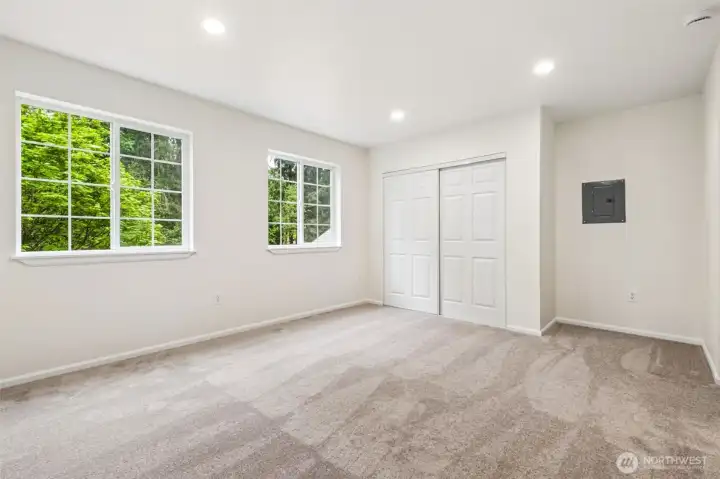 The studio’s dedicated den/office space offers valuable flexibility for today’s lifestyle needs. Whether used as a private work-from-home setup, a creative studio, or ?, it gives buyers the freedom to tailor the space to their routines and passions.