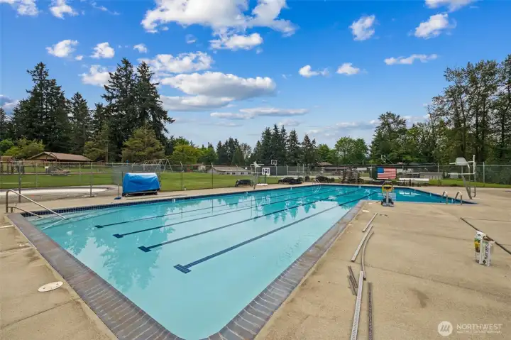 Maple Hills offers a newly renovated community pool with private reservation options. It’s a fantastic amenity for summer fun and neighborhood connection.