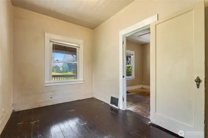 Front bedroom off living room.