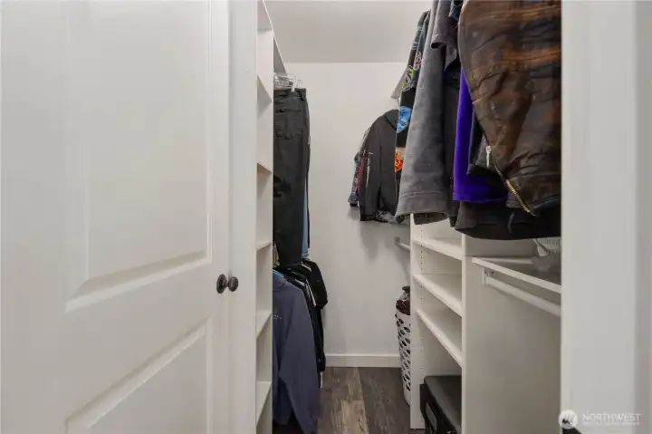Primary closet