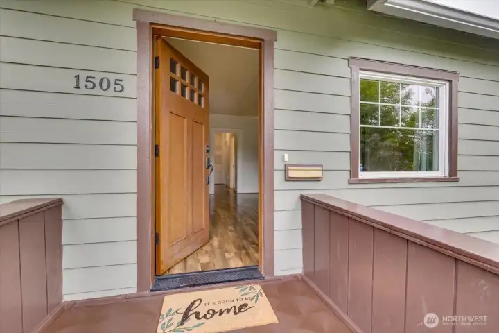 Welcome home!