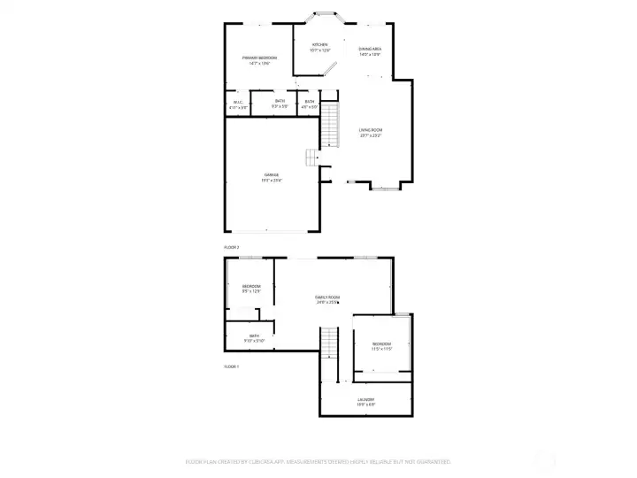 Lower and upper floor plan!
