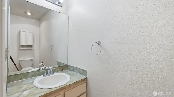 Main floor powder room Main floor powder room