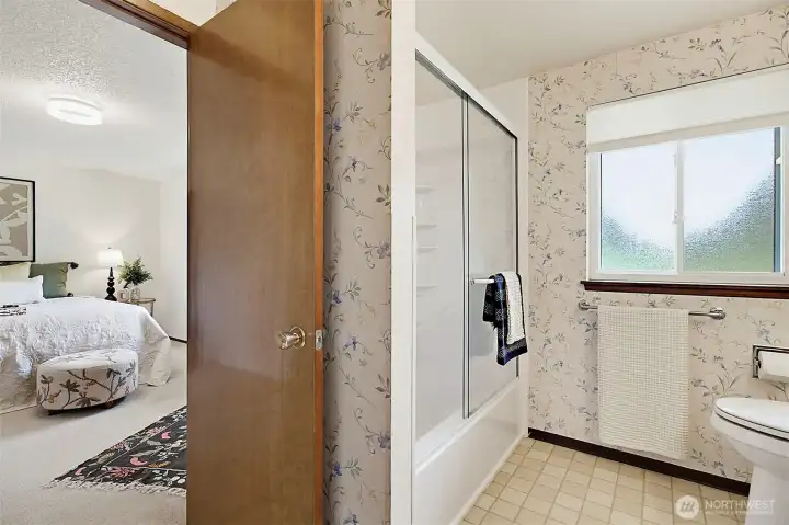 Entrance to Primary Bedroom from Bathroom