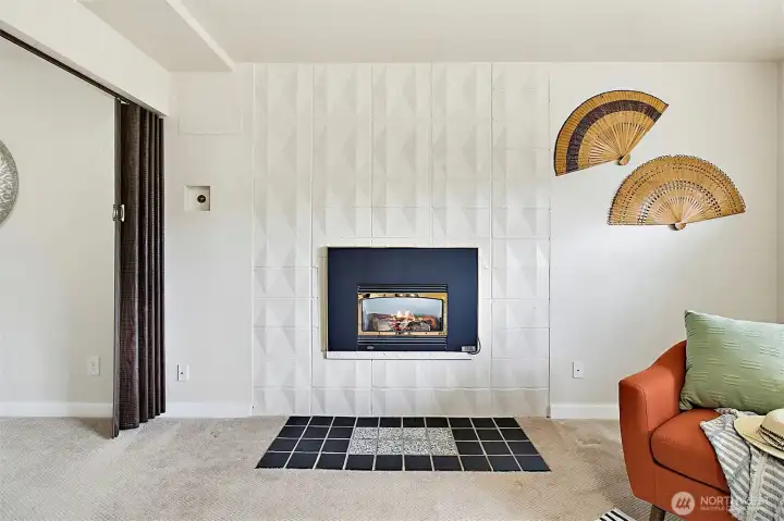 Lower Level Fireplace